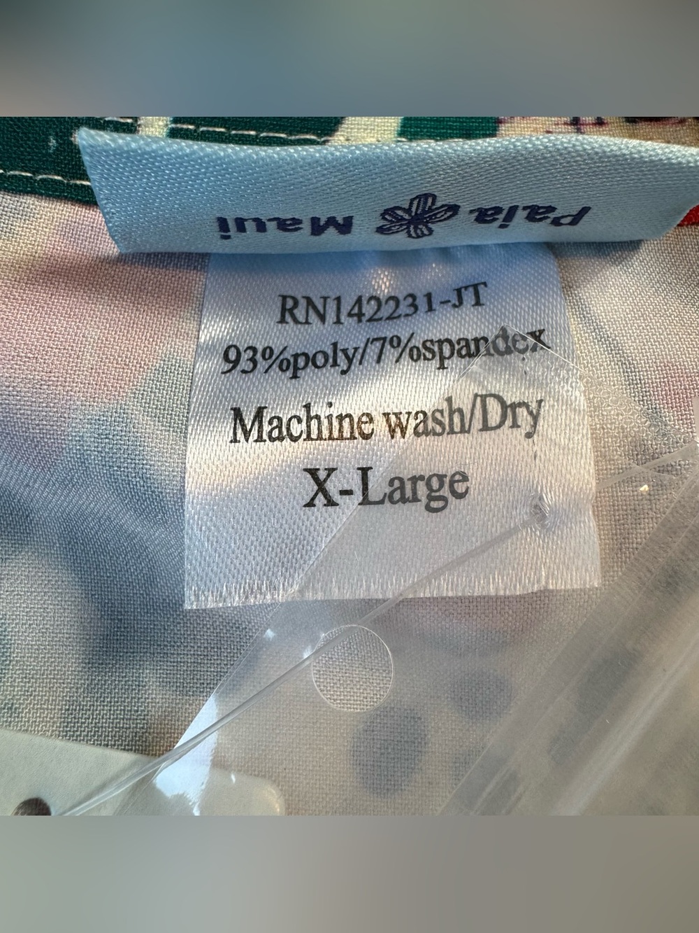 NWT Ripskirt Hawaii Botanical Multicolor Floral Mini Skirt Beachwear Size XL - Picture 7 of 8